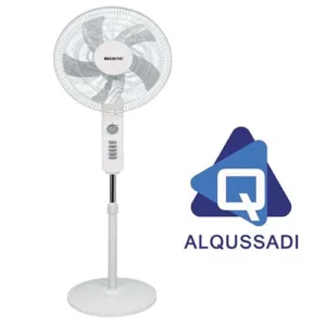 مروحه عمود مع ريموت ريبون ابيض
