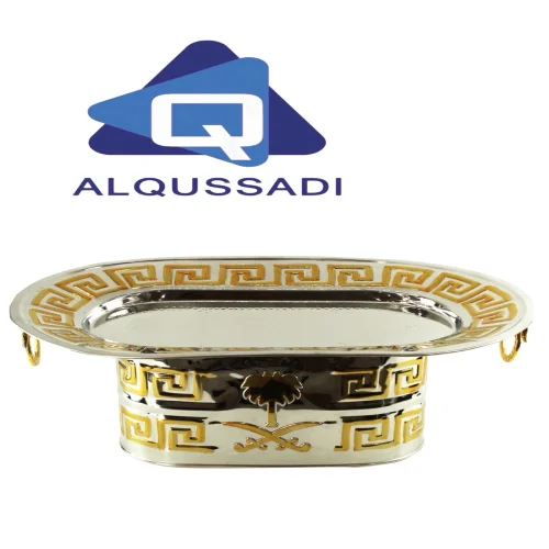 صحن فواكه بيضاوي