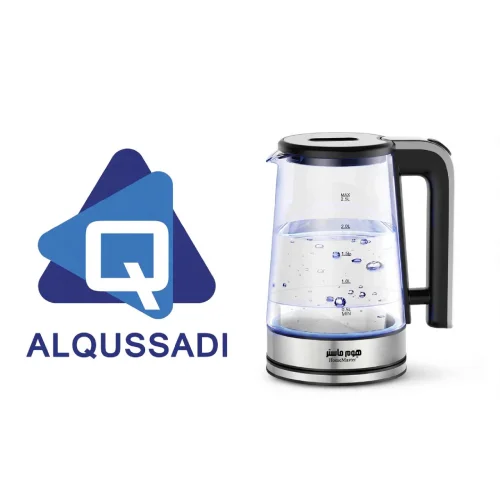 غلاية ماء زجاج هوم ماستر 2.5 لتر
