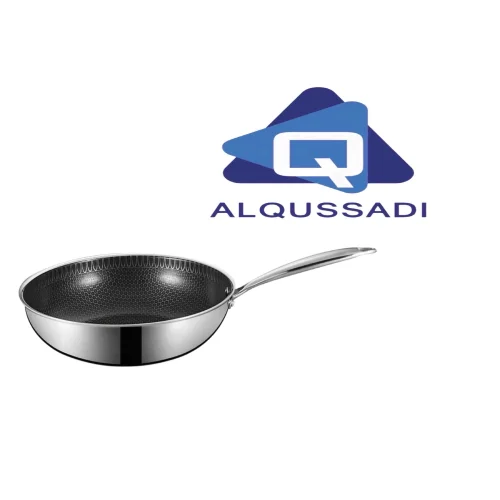مقلاة ستاليس استيل مقاس 32سم
